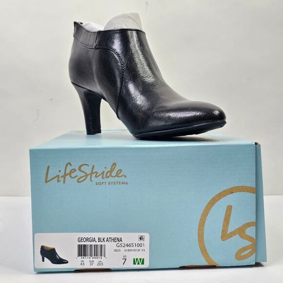 NIB Lifestride Black Georgia Bootie - Picture 4 of 7